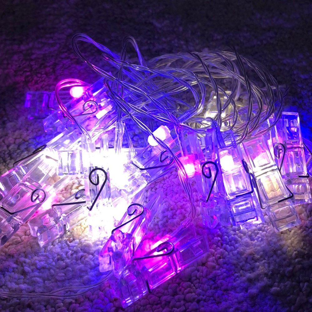 Close Pin Fairy Lights